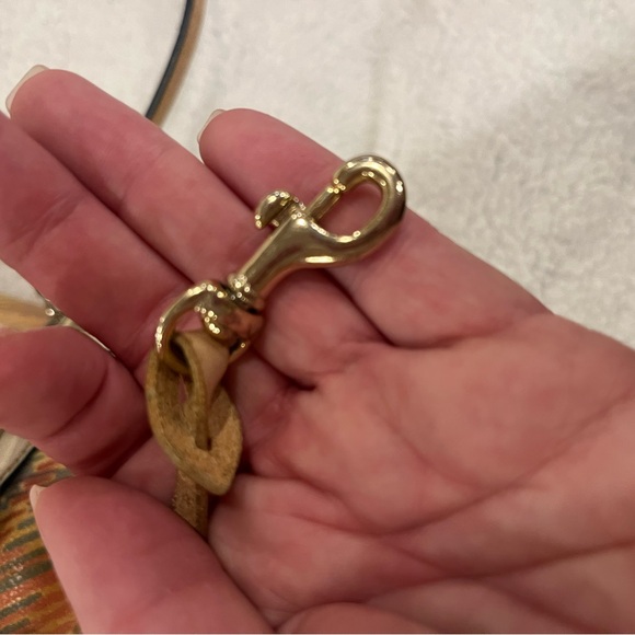 Dooney Bourke  Plaid Tartan Multicolor Vacchetta Leather Bag - Picture 6 of 14